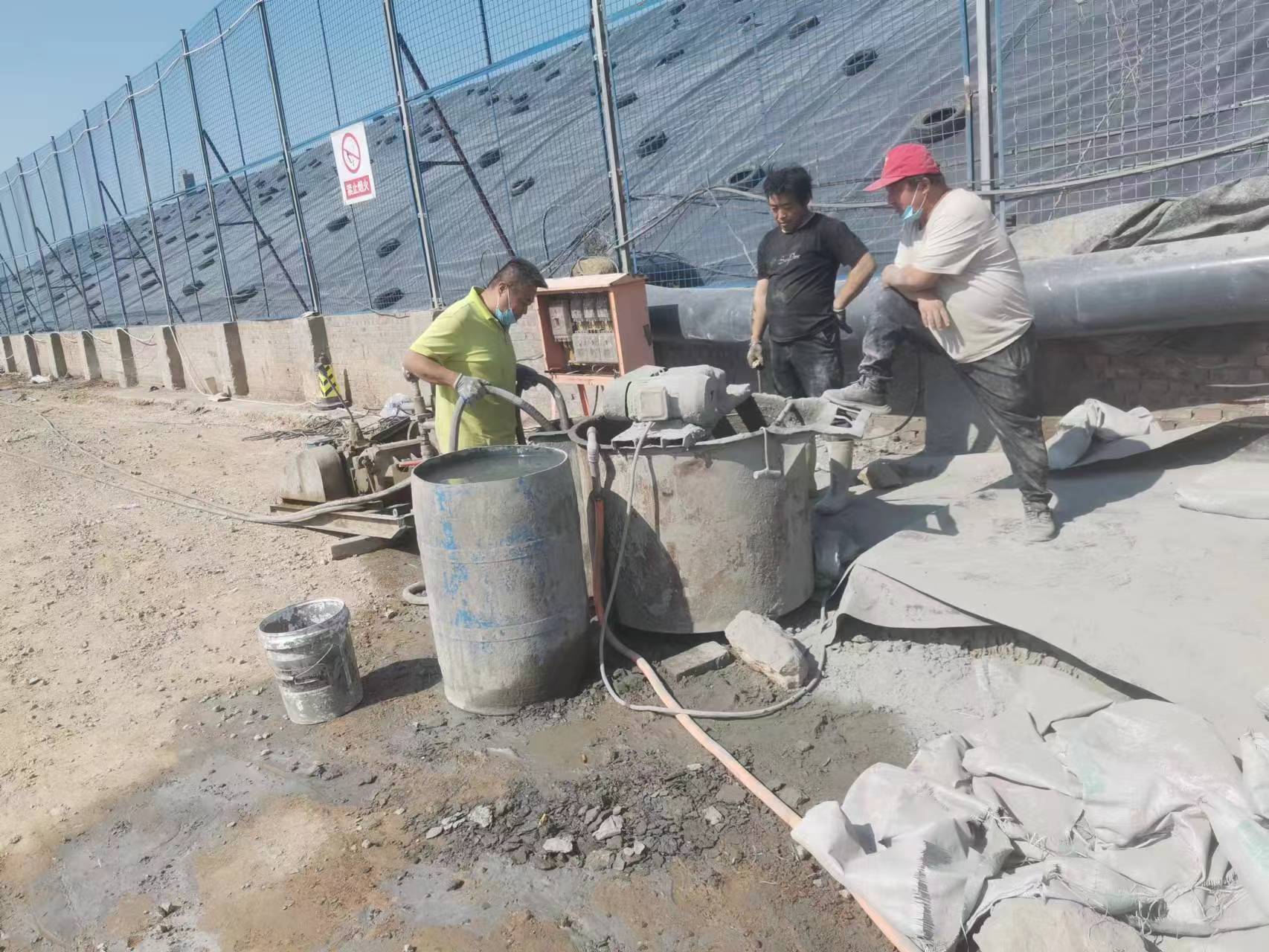 和舍镇袖阀管注浆